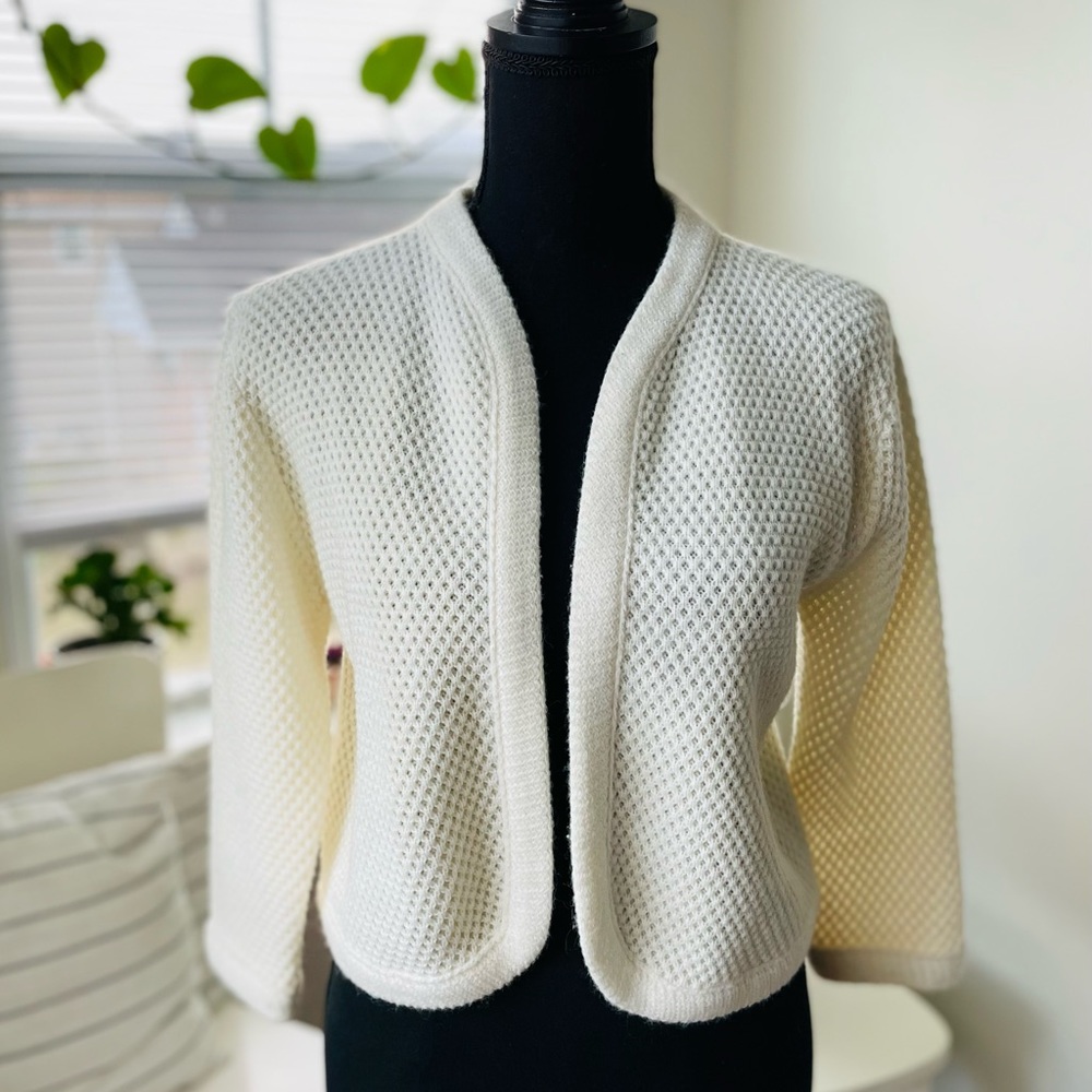 Cream Knit Shrug